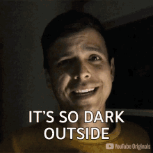 Its So Dark Outside Mitch Moffit GIF - Its So Dark Outside Mitch Moffit Shut It Off Asap GIFs