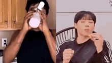 Sunwoo Eating GIF