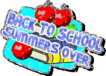 back to school summers over glitter