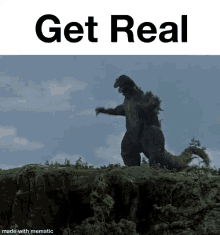 Godzilla Get Real Godzilla GIF