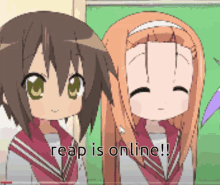 Reap Is Online Lucky Star GIF - Reap Is Online Lucky Star Misao Kusakabe GIFs