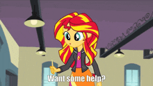 Sunset Shimmer Offers To Help GIF - Sunset Shimmer Offers To Help Kind GIFs
