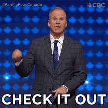 Check It Out Family Feud Canada GIF - Check It Out Family Feud Canada Take A Look GIFs
