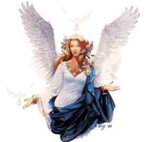 aun angel white angel wings