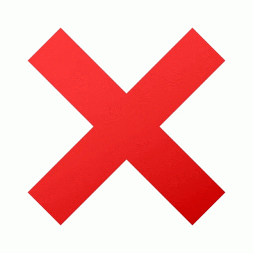 Cross Mark Symbols Sticker - Cross Mark Symbols Joypixels - Discover &  Share GIFs