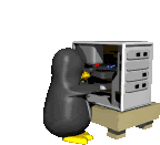 Penguin Computer Sticker - Penguin Computer Stickers
