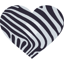 heart zebra