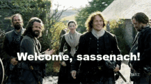 Outlander Welcome Sassenach GIF - Outlander Welcome Sassenach Happy GIFs