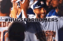 Houston Astros Hugs For Homers GIF - Houston Astros Hugs For Homers Tony Kemp GIFs
