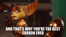 Ratchet And Clank Rift Apart And Thats Why Youre The Best Zurkon Ever GIF