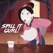 Spill The Tea Gurl GIF - Spill The Tea Gurl Spill It Girl GIFs