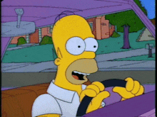 The Simpsons Homer Simpson GIF - The Simpsons Homer Simpson Car Crash GIFs