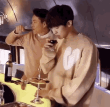 Drinking Exo GIF - Drinking Exo Chanyeol GIFs