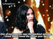 One Of My Favorites Was The Blackout Episode.I Loved That. I Loved The Cat On Your Back..Gif GIF - One Of My Favorites Was The Blackout Episode.I Loved That. I Loved The Cat On Your Back. Friends Hindi GIFs