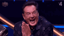 Laugh Out Loud Gerard Joling GIF - Laugh Out Loud Gerard Joling The Masked Singer GIFs