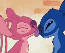 Lilo And Stitch Kiss GIF - Lilo And Stitch Kiss Lick GIFs