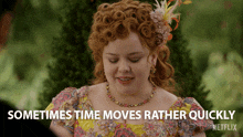 Sometimes Time Moves Rather Quickly Penelope GIF - Sometimes Time Moves Rather Quickly Penelope Bridgerton GIFs