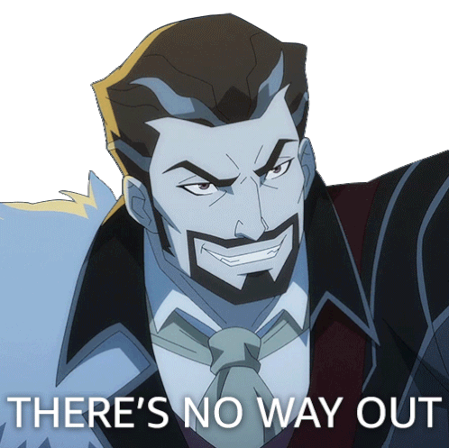 Theres No Way Out Sylas Briarwood Sticker - Theres No Way Out Sylas Briarwood The Legend Of Vox Machina Stickers