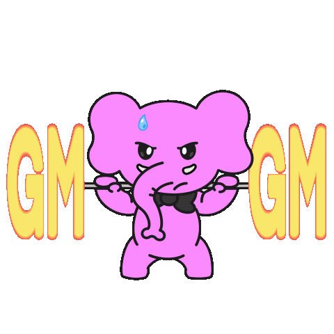 Pink Elephant Sticker - Pink Elephant Patrick Pinkerton Stickers
