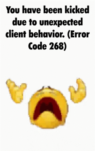 You have been kicked due to unexpected client behavior. (Error