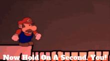 Mad Mad Mario Mario GIF - Mad Mad Mario Mario Now Hold On A Second You GIFs