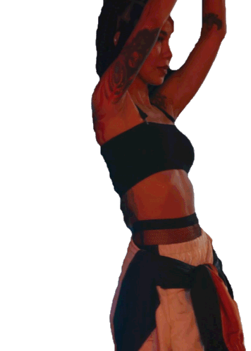 Belly Dancing Jhene Aiko Sticker - Belly Dancing Jhene Aiko A And B Song Stickers