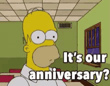 Homer Simpson Happy Anniversary GIF - Homer Simpson Happy Anniversary GIFs