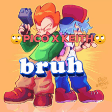 Pico X Bf Pico X Keith GIF - Pico X Bf Pico X Keith Pico X Boyfriend GIFs