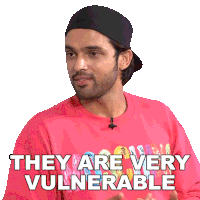 They Are Very Vulnerable Parth Samthaan Sticker - They Are Very Vulnerable Parth Samthaan Pinkvilla Stickers