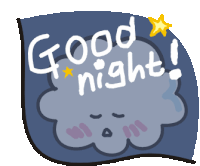 Good Night Sticker - Good Night Goodnight Stickers