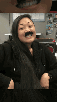 Alliseon Mustache GIF