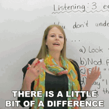 There Is A Little Bit Of Difference Emma GIF - There Is A Little Bit Of Difference Emma Engvid GIFs