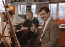 Mr Bean Rowan Atkinson GIF - Mr Bean Rowan Atkinson Thumbs Up GIFs