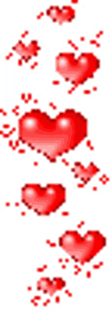red cute heart