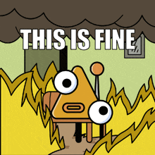 Funbots This Is Fine GIF - Funbots This Is Fine Fine GIFs