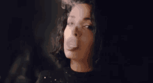 Foureira Eleni Smoke GIF - Foureira Eleni Smoke Stare GIFs