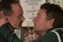 Paul Kissing Billy Coronation Street GIF - Paul Kissing Billy Coronation Street Corrie GIFs