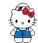 Hello Kitty Sticker - Hello Kitty Skipping Stickers