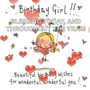 Happybirthdaygirl Beautiful GIF - Happybirthdaygirl Beautiful Heart GIFs