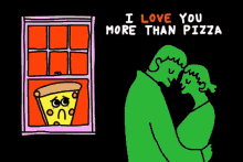 pizza time love you