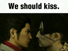 Kiss Majima GIF - Kiss Majima Kiryu GIFs