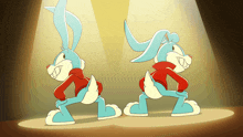 buster bunny looniversity clone dance twerk tiny toons