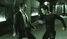 Punching Agent Smith - The Matrix GIF - The Matrix Keanu Reeves Neo GIFs