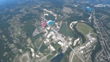 Skydiving People Are Awesome GIF - Skydiving People Are Awesome American Flag GIFs