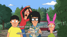 Bees?! GIF - Identification Bobs Burgers Audio GIFs