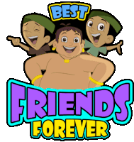 Best Friends Forever Dholu Sticker