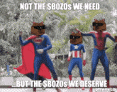 Not The Bozos We Need But The Bozos We Deserve Bozo Superheros GIF
