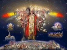 Virat Swaroop Of Lord Shree Krishna Lord Shree Krishna Ji GIF - Virat Swaroop Of Lord Shree Krishna Lord Shree Krishna Ji Happy Krishna Janmashtami GIFs