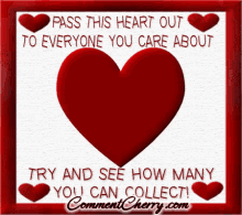 Heart Chain Message GIF