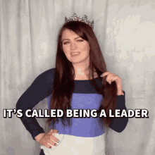 Leader Queen GIF - Leader Queen Crown GIFs